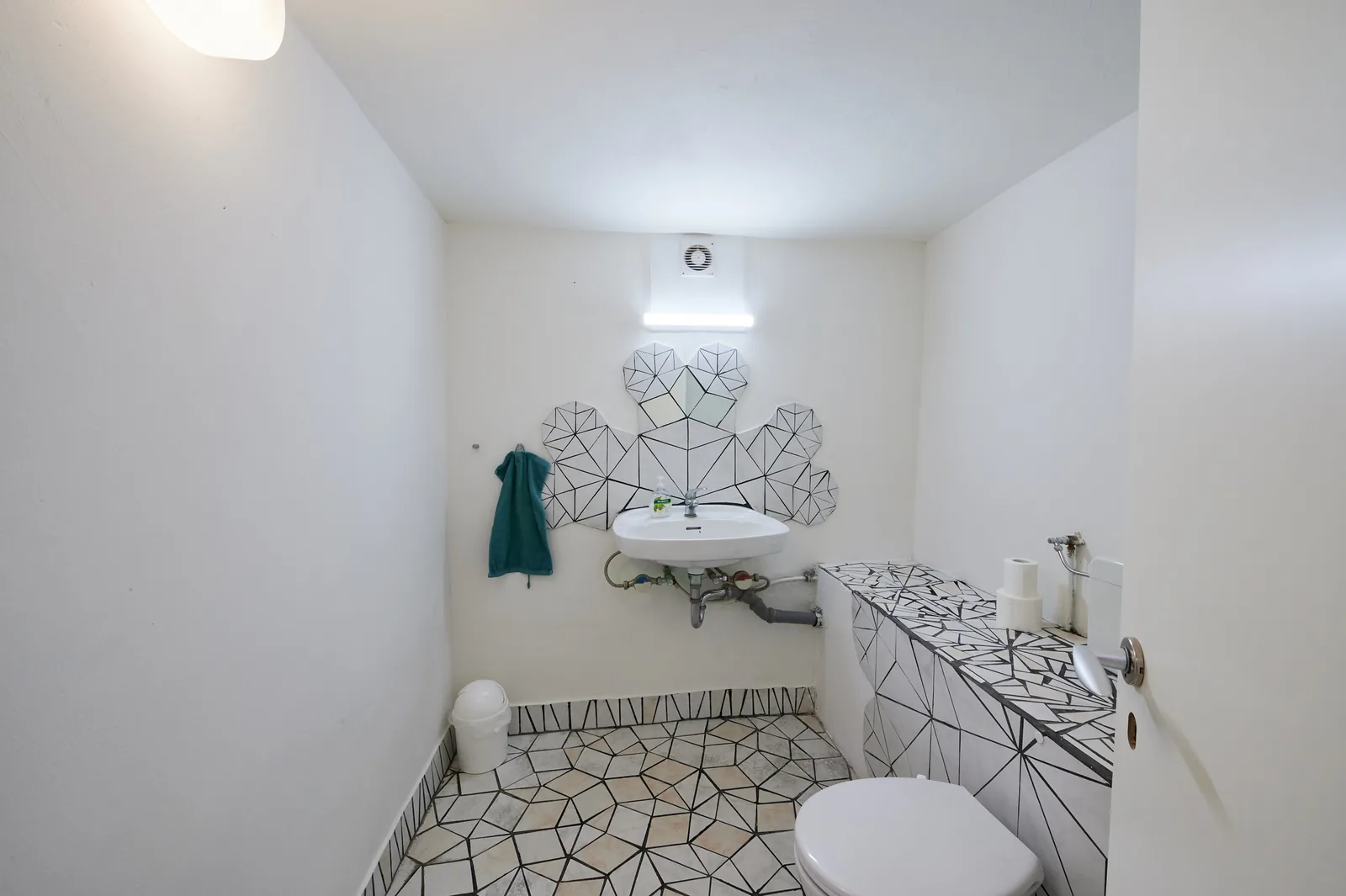 Badezimmer im Loft-Studio Mannheim